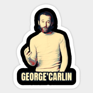 Ton george carlin Sticker